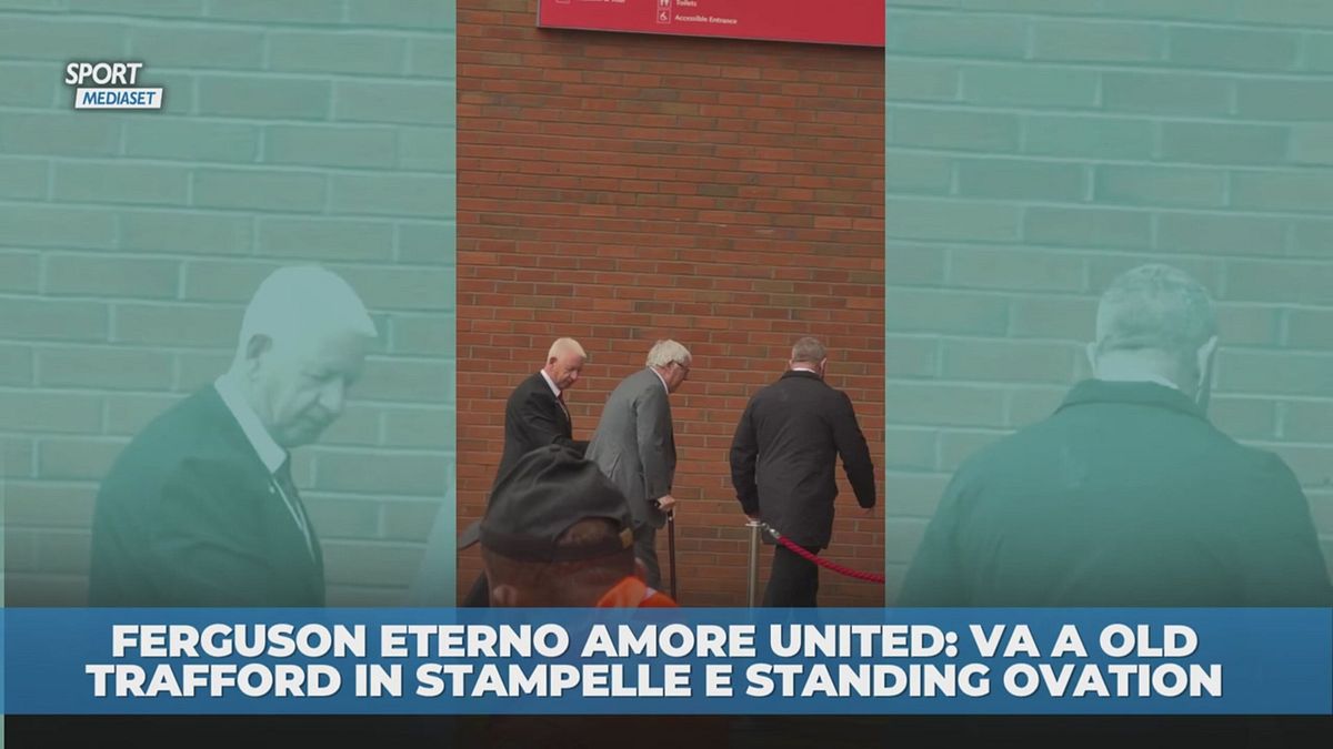 Ferguson da brividi: a Old Trafford in stampelle e standing ovation