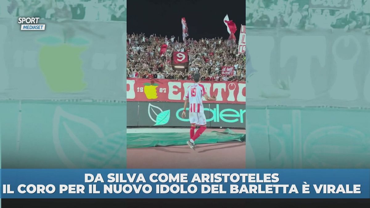 Da Silva come Aristoteles, il coro del bomber idolo del Barletta è virale