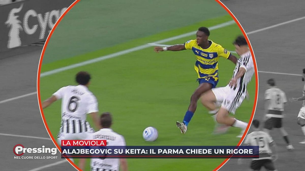 La moviola di Juve-Parma: Alajbegovic su Keita da rigore?