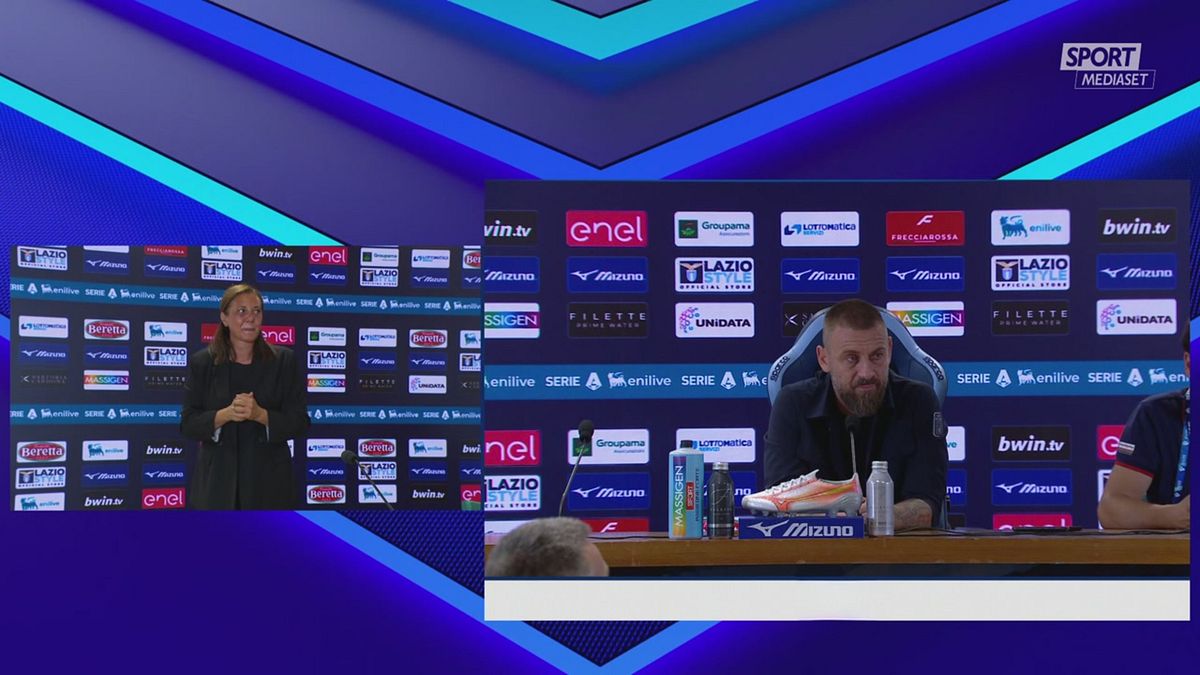 DICH DE ROSSI VS SCISCIONE (GIORNALISTA LAZIO) 31/08 SRV