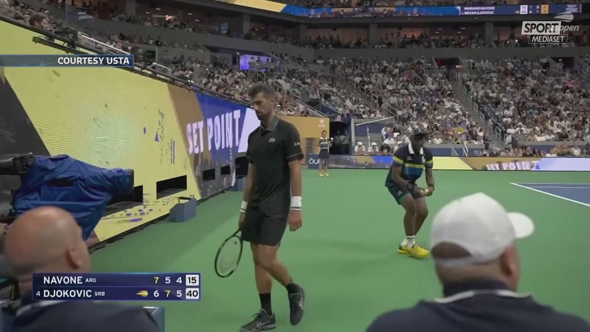 US Open, Djocovic: vomito e problemi fisici, out contro Navone SECONDA VERSIONE SRV