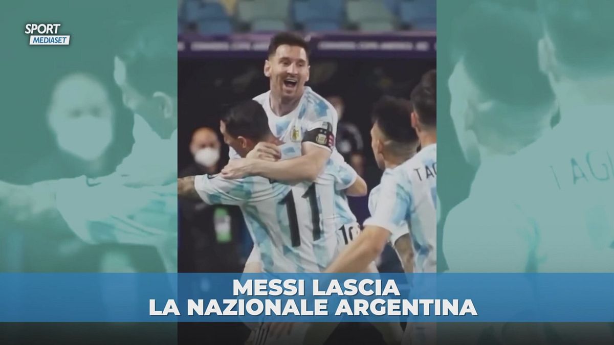 Messi annuncia l'addio all'Argentina: il video da brividi