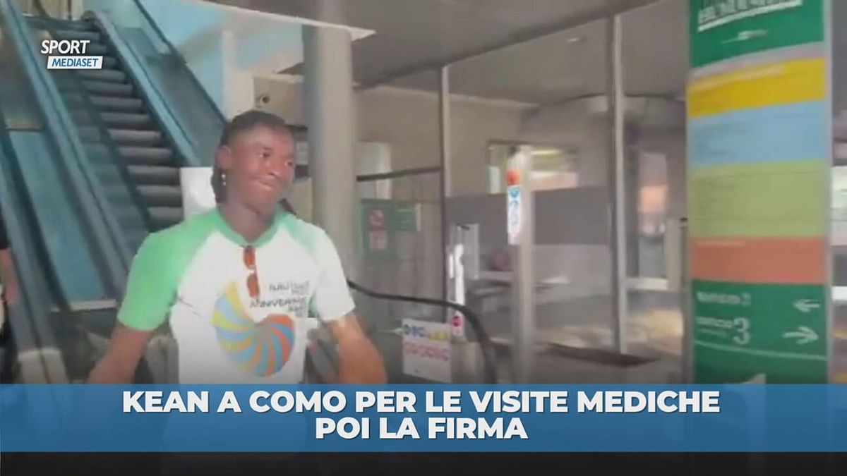 Kean completa le visite mediche al Como