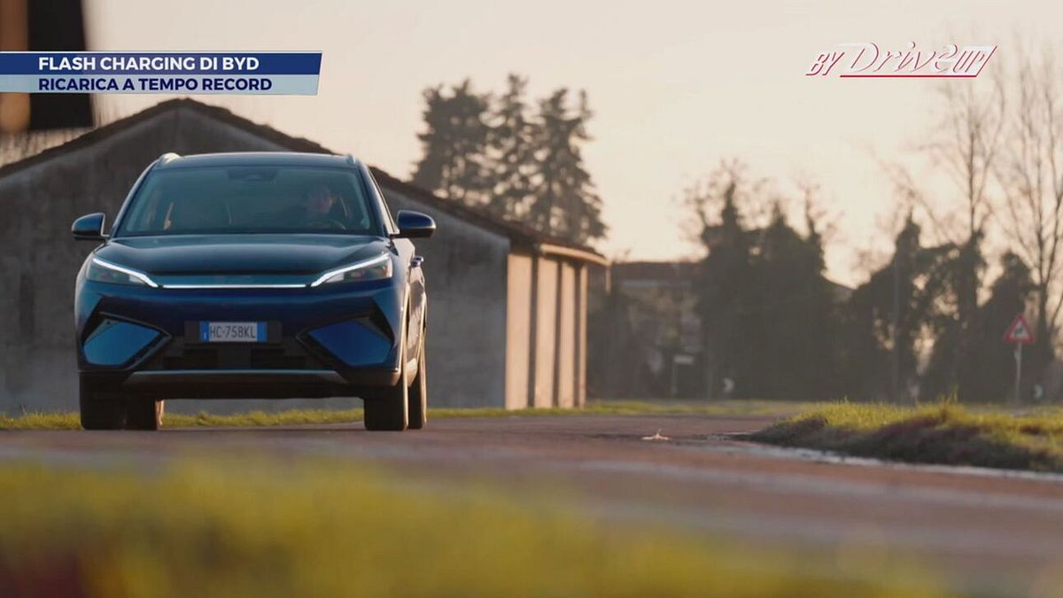 BYD inaugura la ricarica veloce in Italia