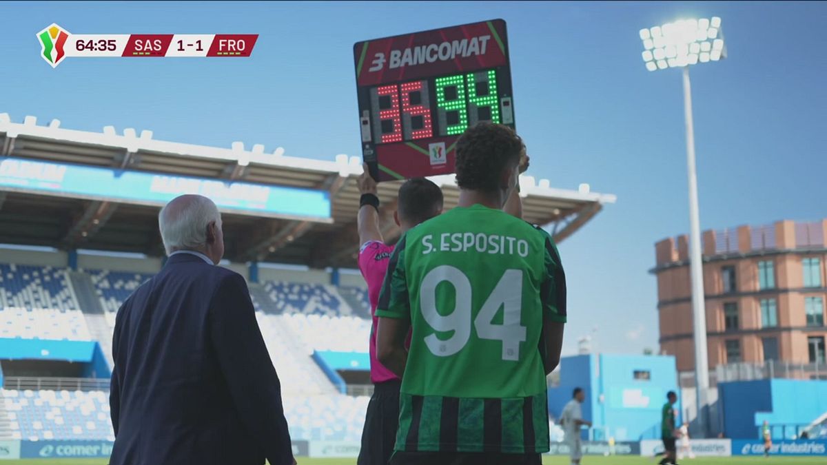 Sassuolo, ecco Sebastiano Esposito. Il momento dell'esordio