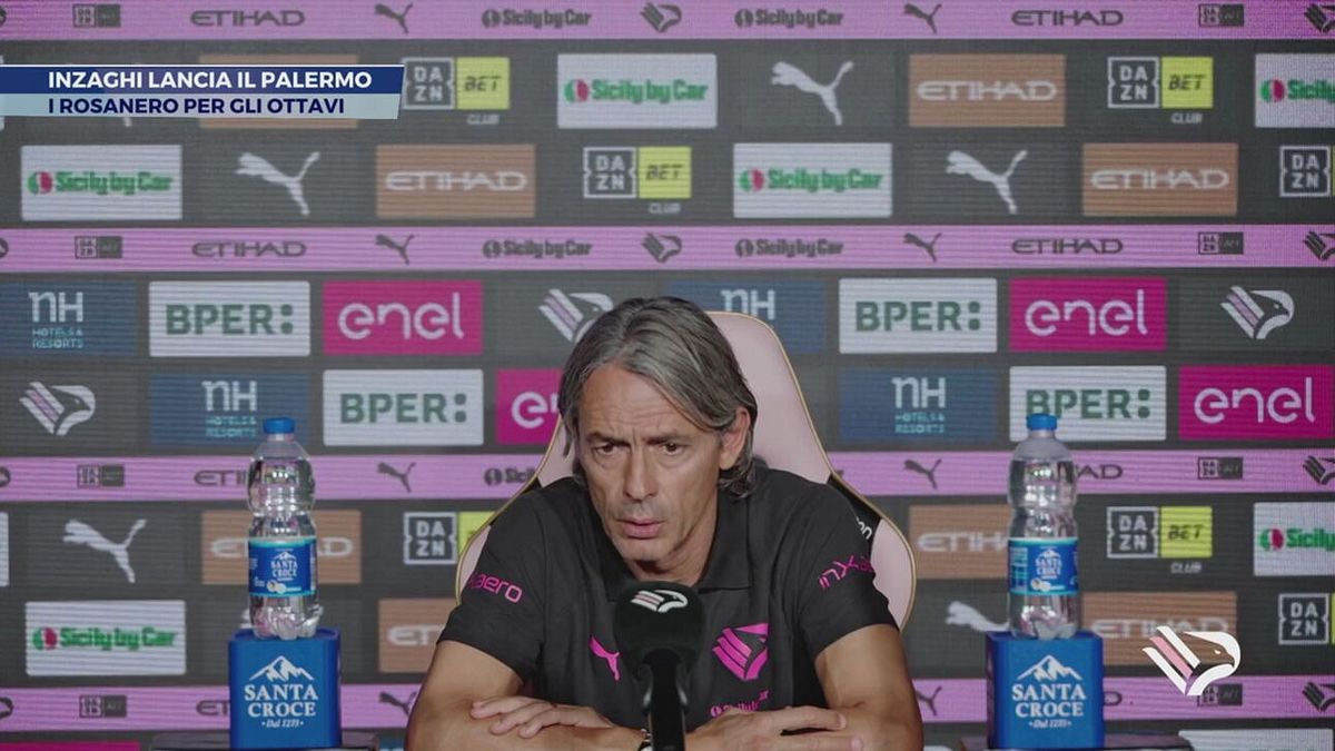 Inzaghi lancia il Palermo
