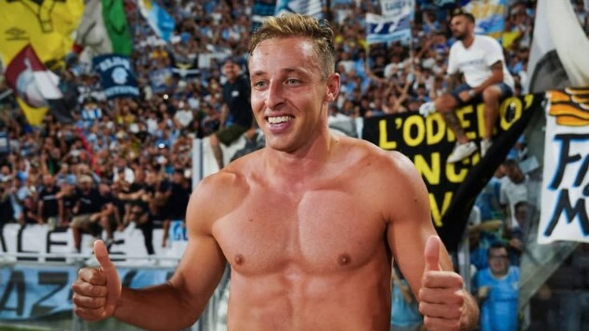  Davide Frattesi, esultanza alla Lazio
