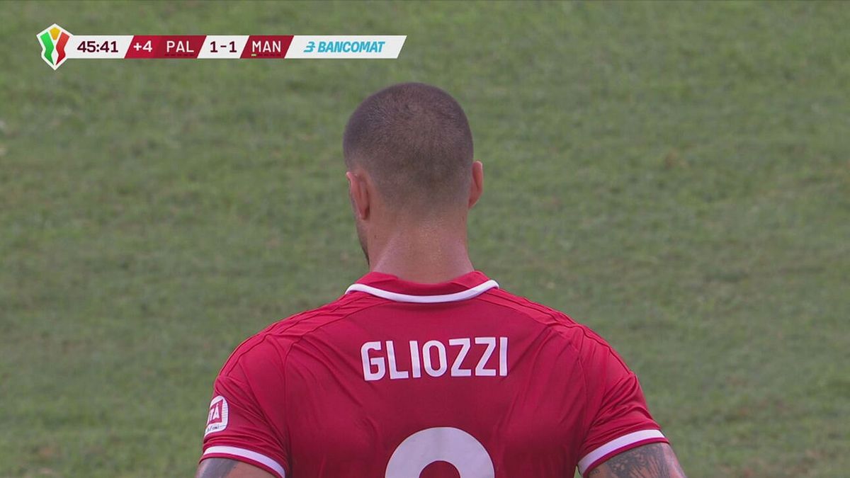 45'   2 | Gol annullato a Gliozzi (Palermo-Mantova 1-0)