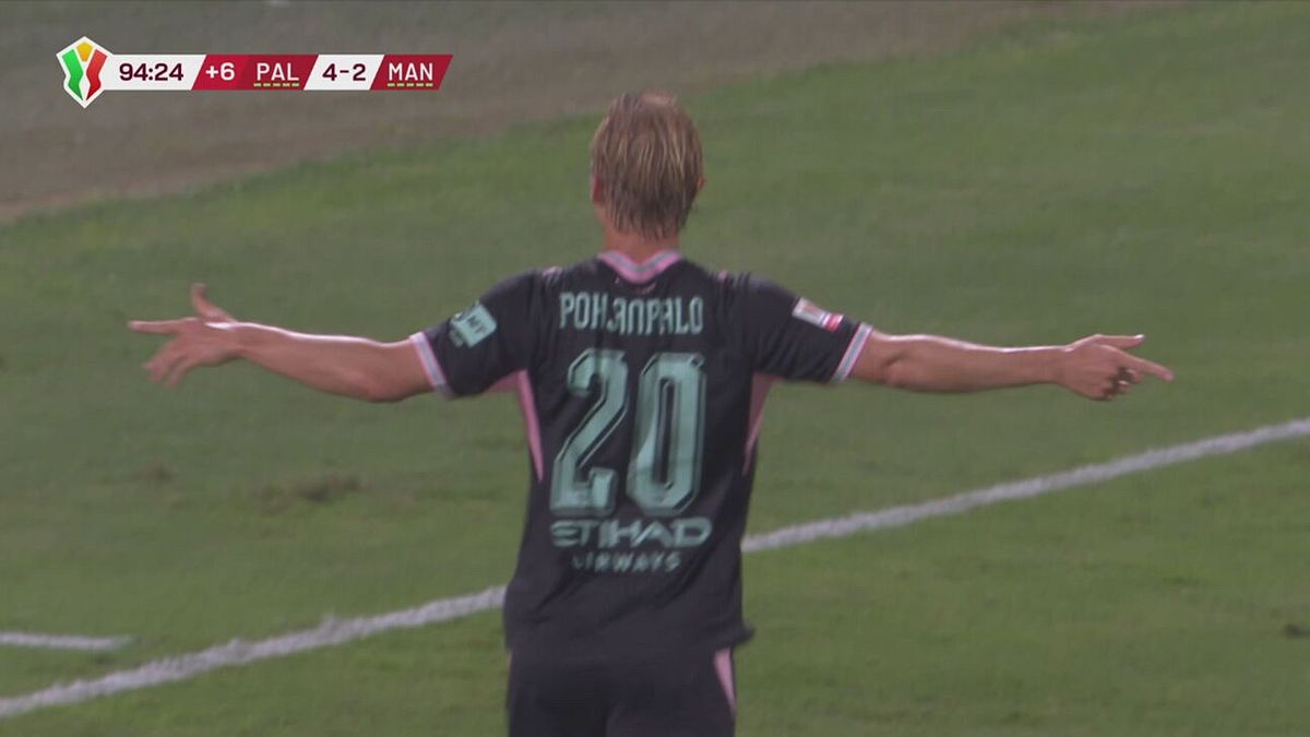 96' | Gol di Pohjanpalo (Palermo-Mantova 5-2)