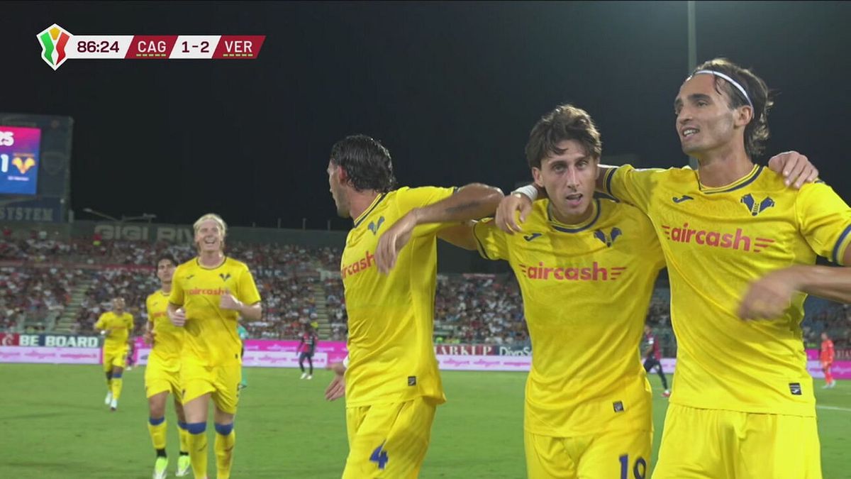 87' | Gol di Mulattieri (Cagliari-Verona 1-2)