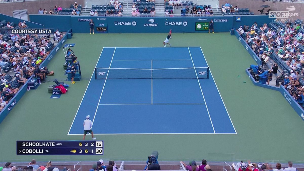 MCH COBOLLI OK E MUSETTI KO AGLI US OPEN 4/9 MCH OK