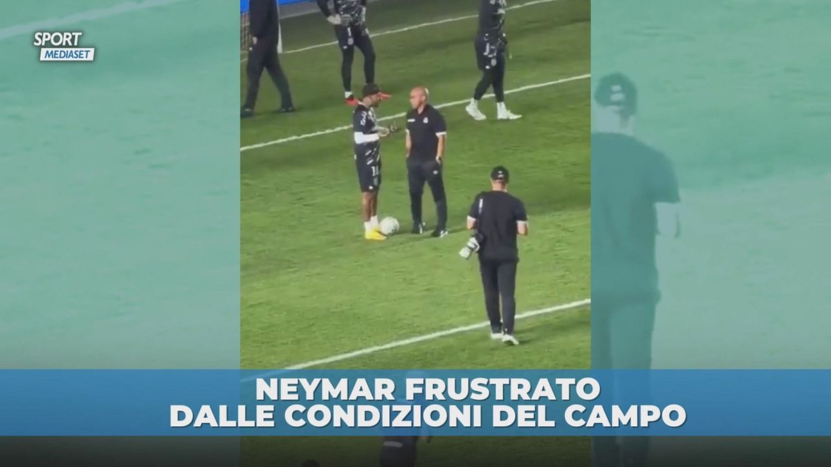 Neymar si fa male e si sfoga con il giardiniere