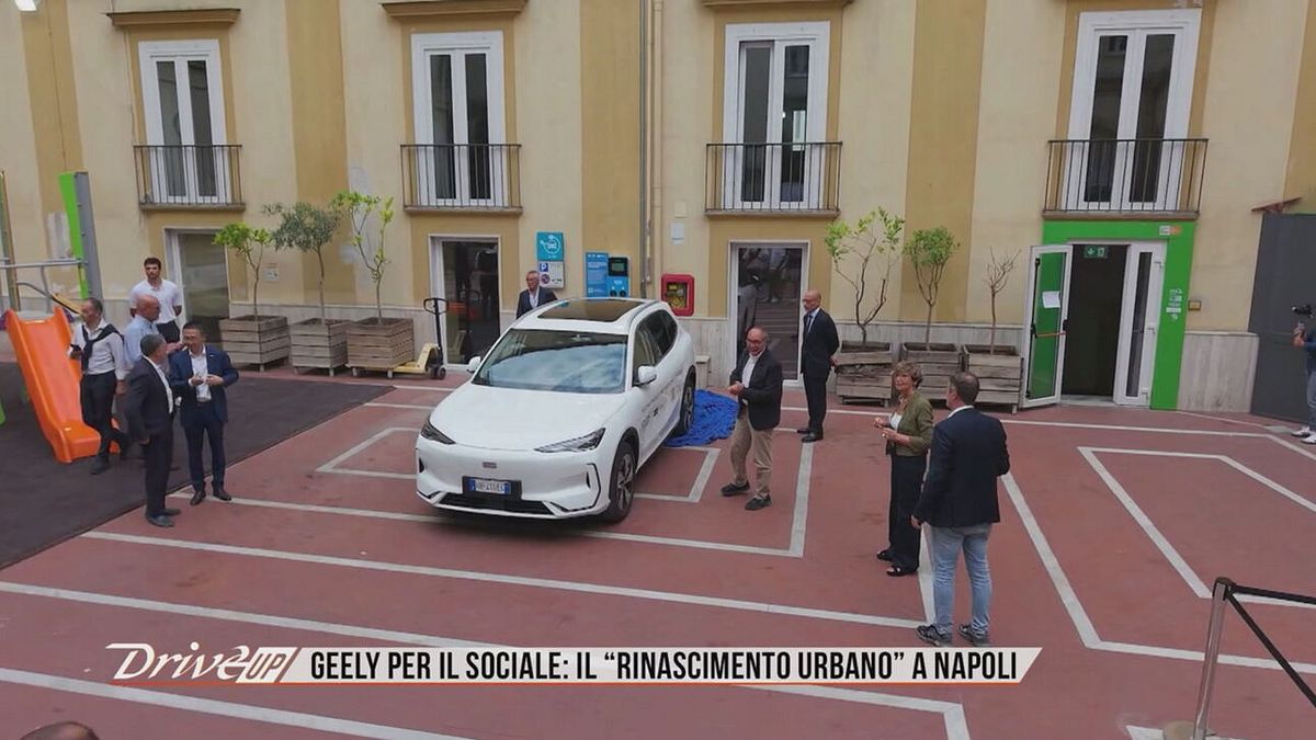 Geely a Napoli per il sociale, un regalo speciale per il rinascimento urbano
