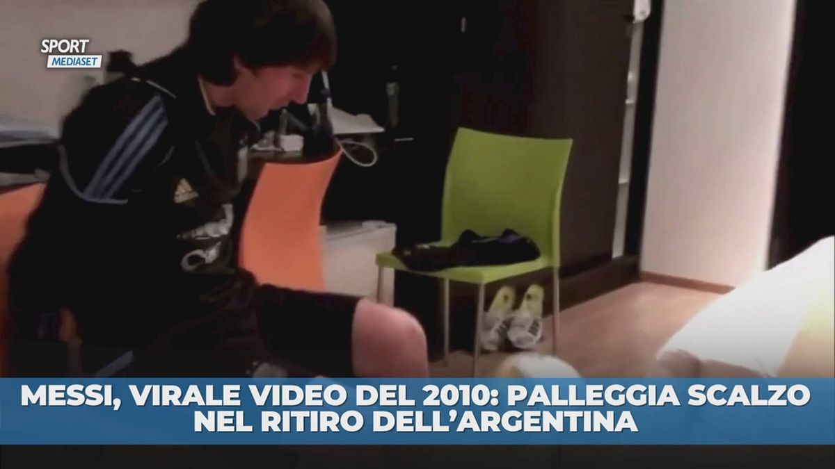 Messi mai visto: virale video del 2010 con la Nazionale Argentina
