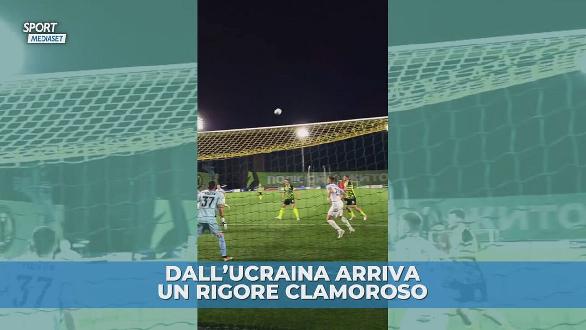 Dall'Ucraina un rigore clamoroso