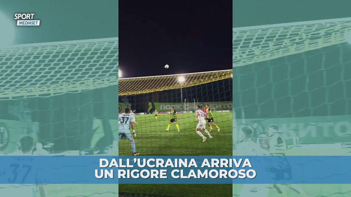 Dall'Ucraina un rigore clamoroso