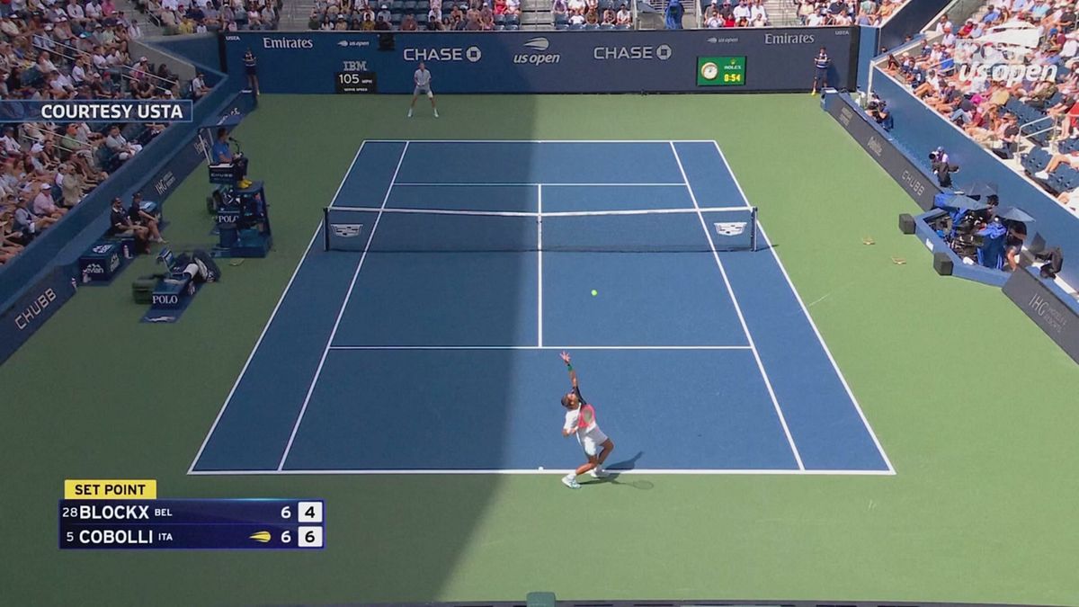 MCH US OPEN COBOLLI KO VS BLOCKX MCH