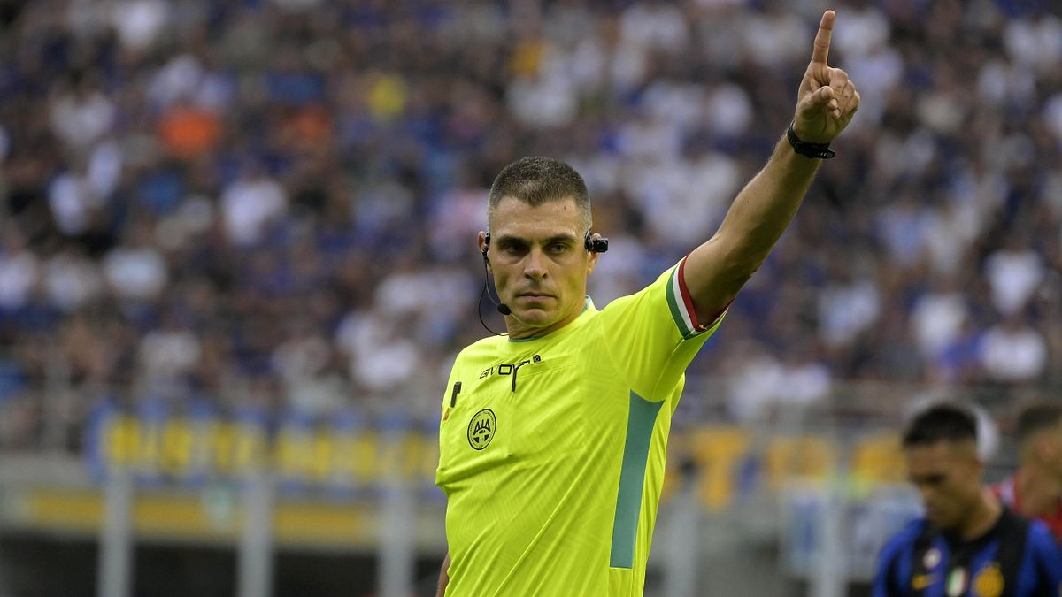 L'arbitro Sozza