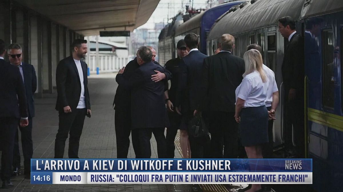 Breaking News delle 14.00 | L'arrivo a Kiev di Witkoff e Kushner