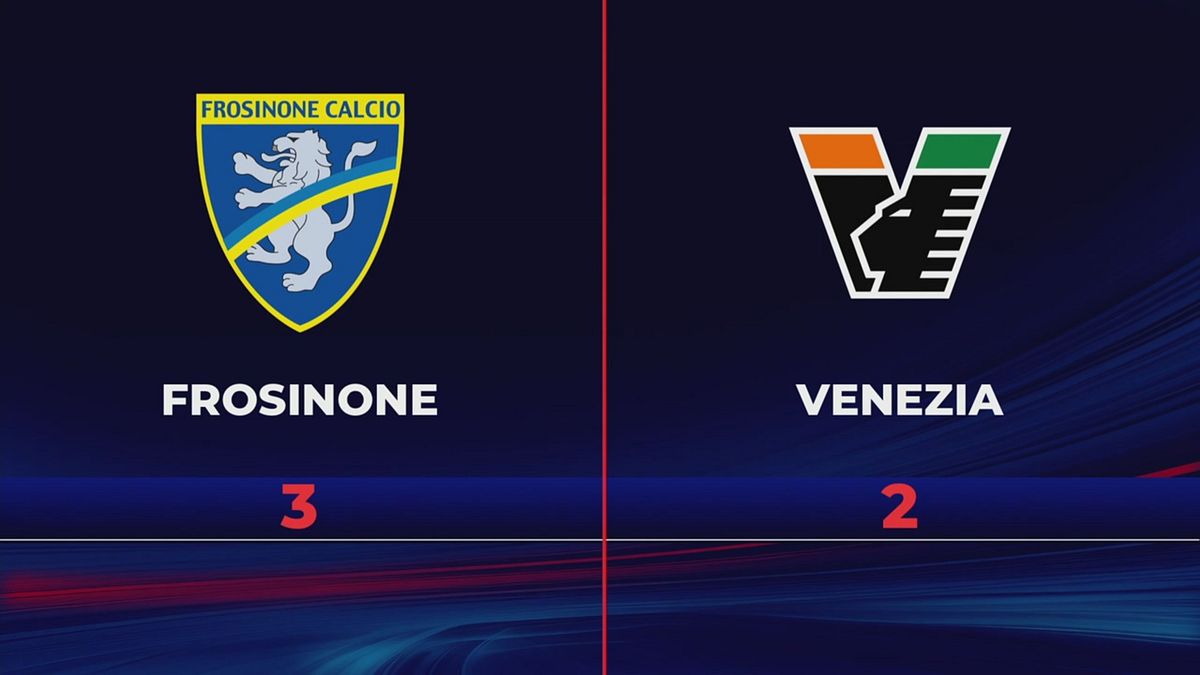 Frosinone-Venezia 3-2: gli highlights