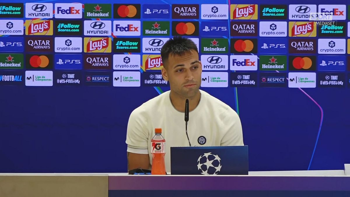 DICH LAUTARO MARTINEZ SU OSSESSIONE E SOGNO CHAMPIONS PRE REAL MADRID PER SITO 7/9 DICH