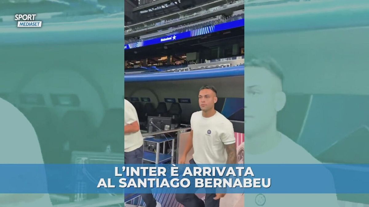 L'Inter è arrivata al Bernabeu