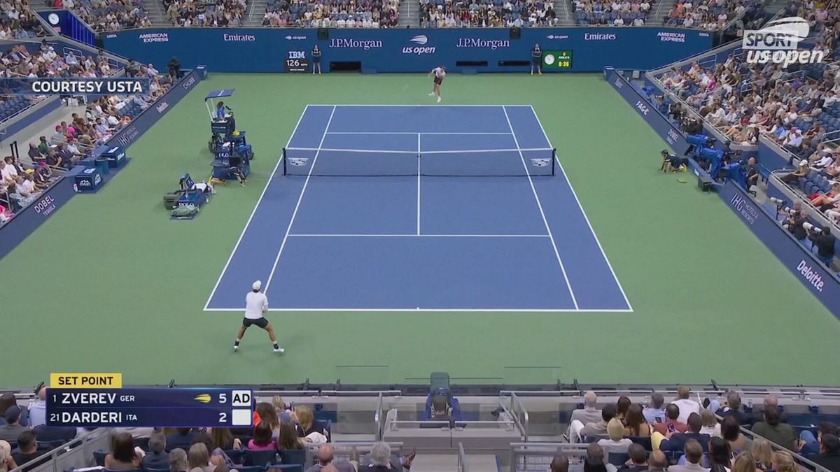 US OPEN DARDERI vs Zverev SRV