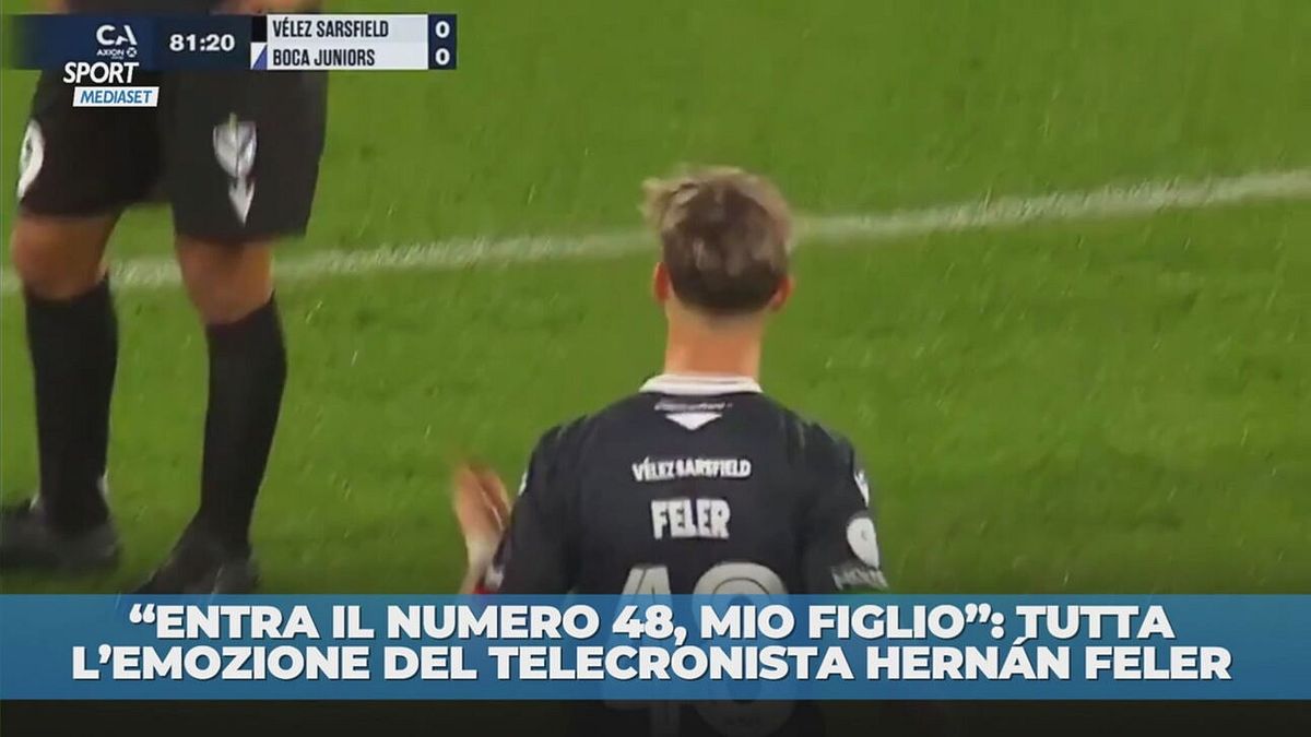 "Entra mio figlio con il 48": l'emozione del papà telecronista
