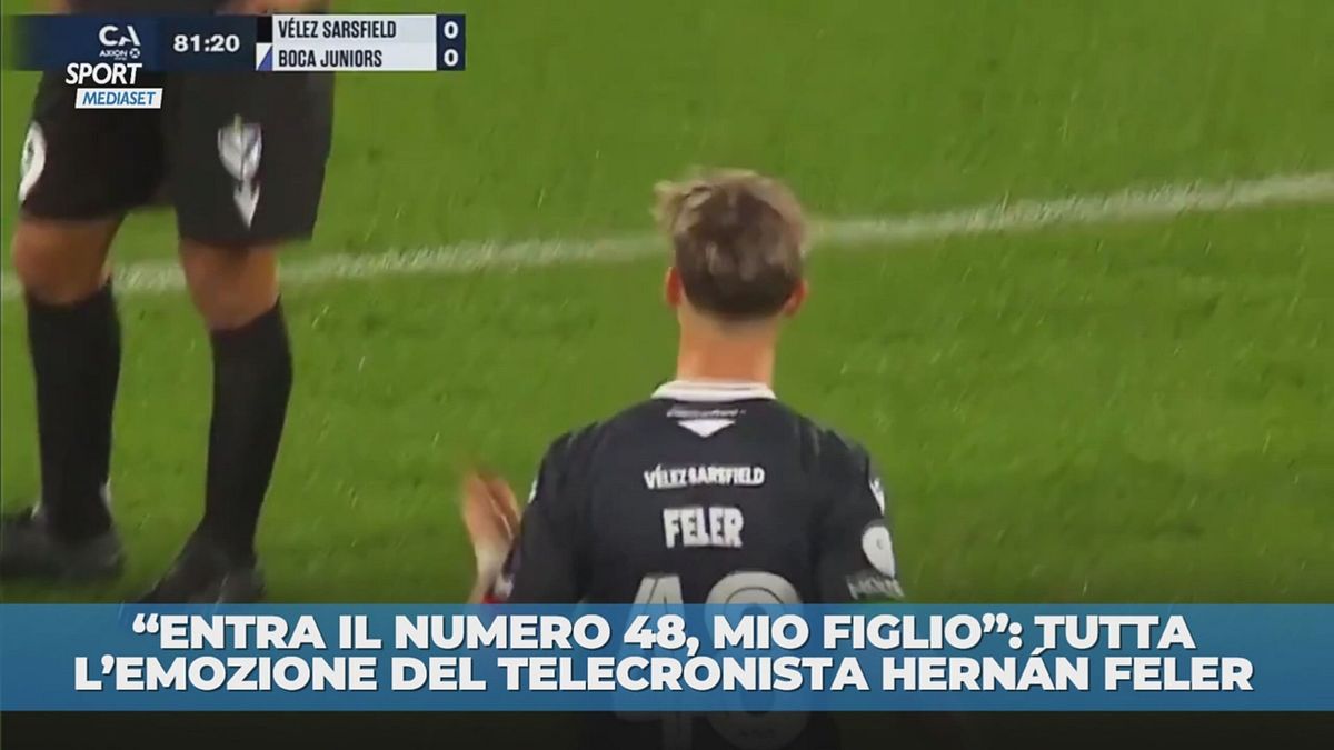 "Entra mio figlio con il 48": l'emozione del papà telecronista
