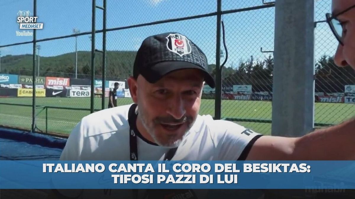Besiktas, Italiano fa impazzire i tifosi con il coro