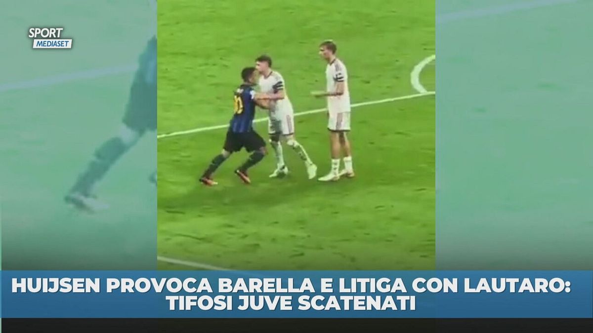 Huijsen provoca Barella e litiga con Lautaro: tifosi Juve scatenati