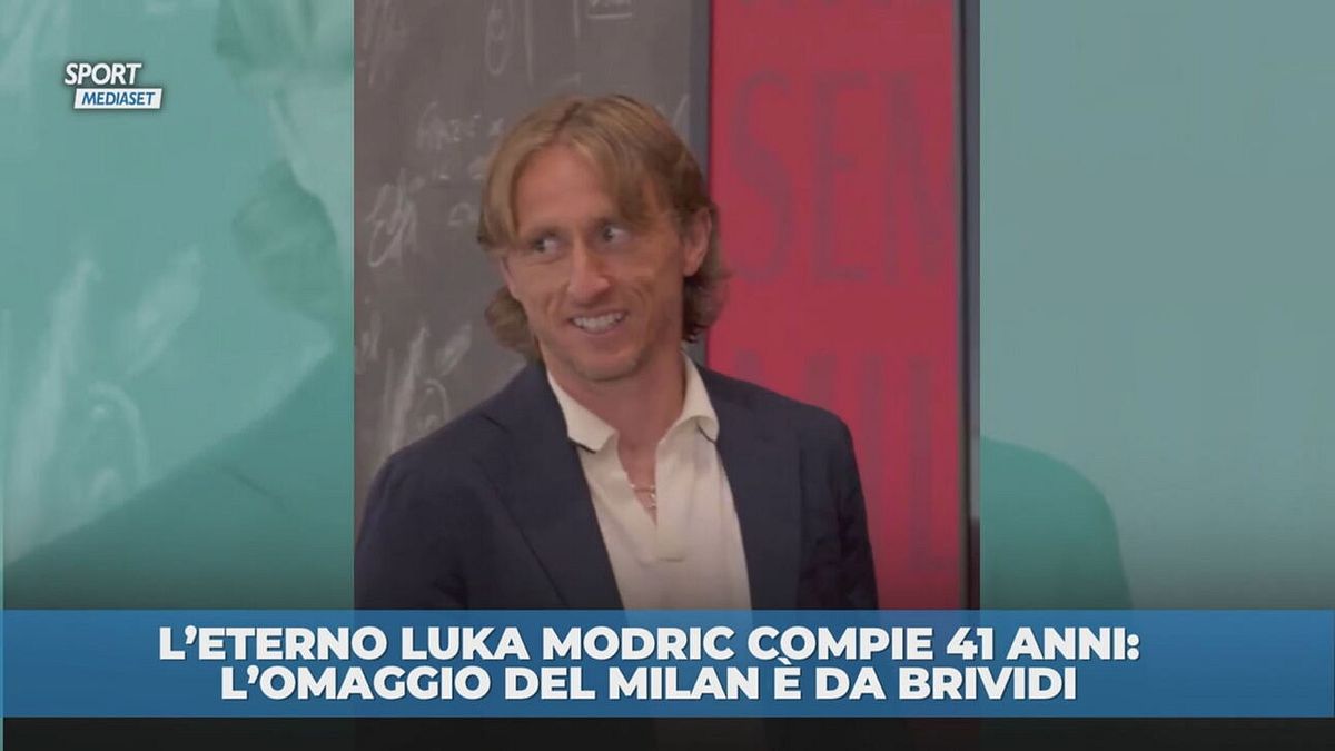 Modric fa 41: omaggio del Milan da brividi