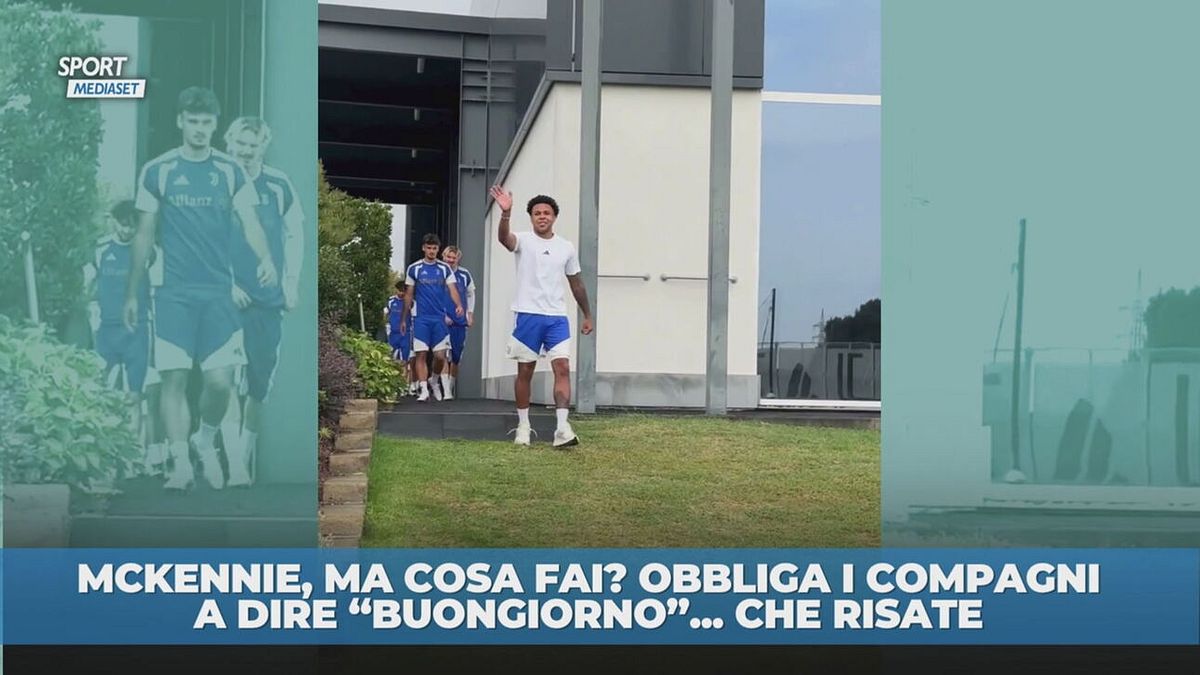 McKennie, ma cosa fai? "Obbliga" i compagni a dire… buongiorno!