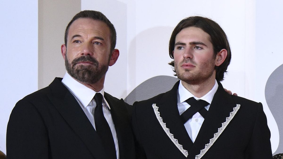 Ben Affeck con il nipote Indiana