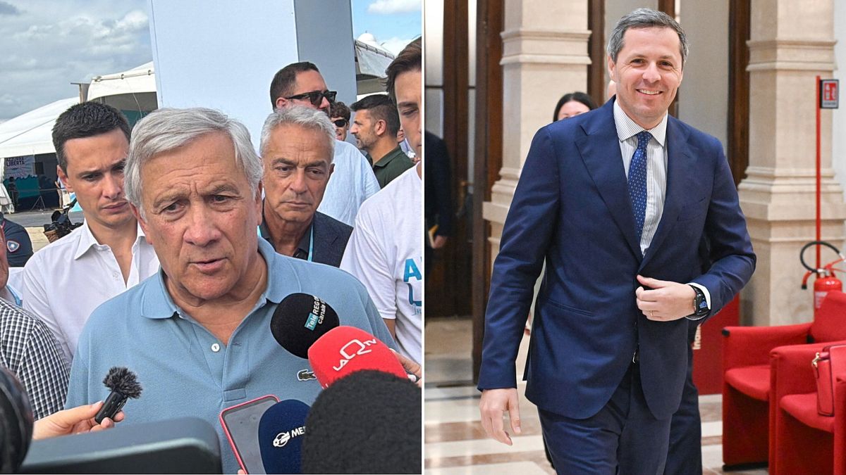 Antonio Tajani e Matteo Perego