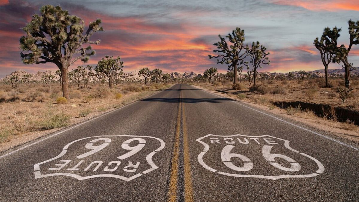Una strada iconica, come lo scudo numerato che contrassegna