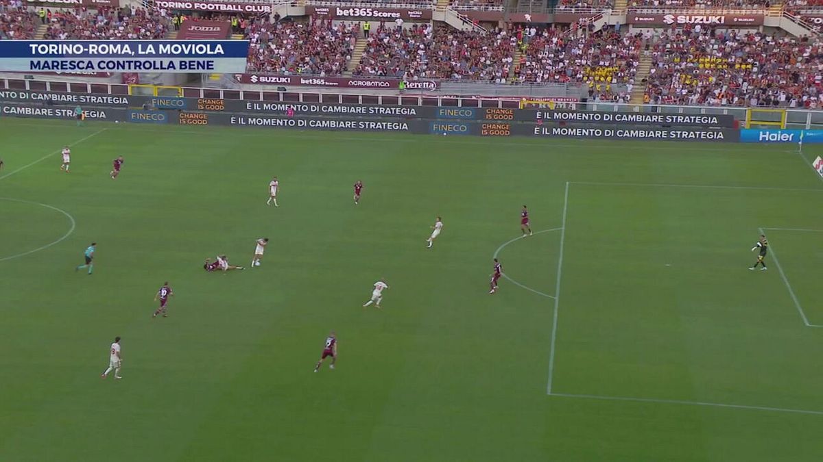 Torino-Roma, la moviola