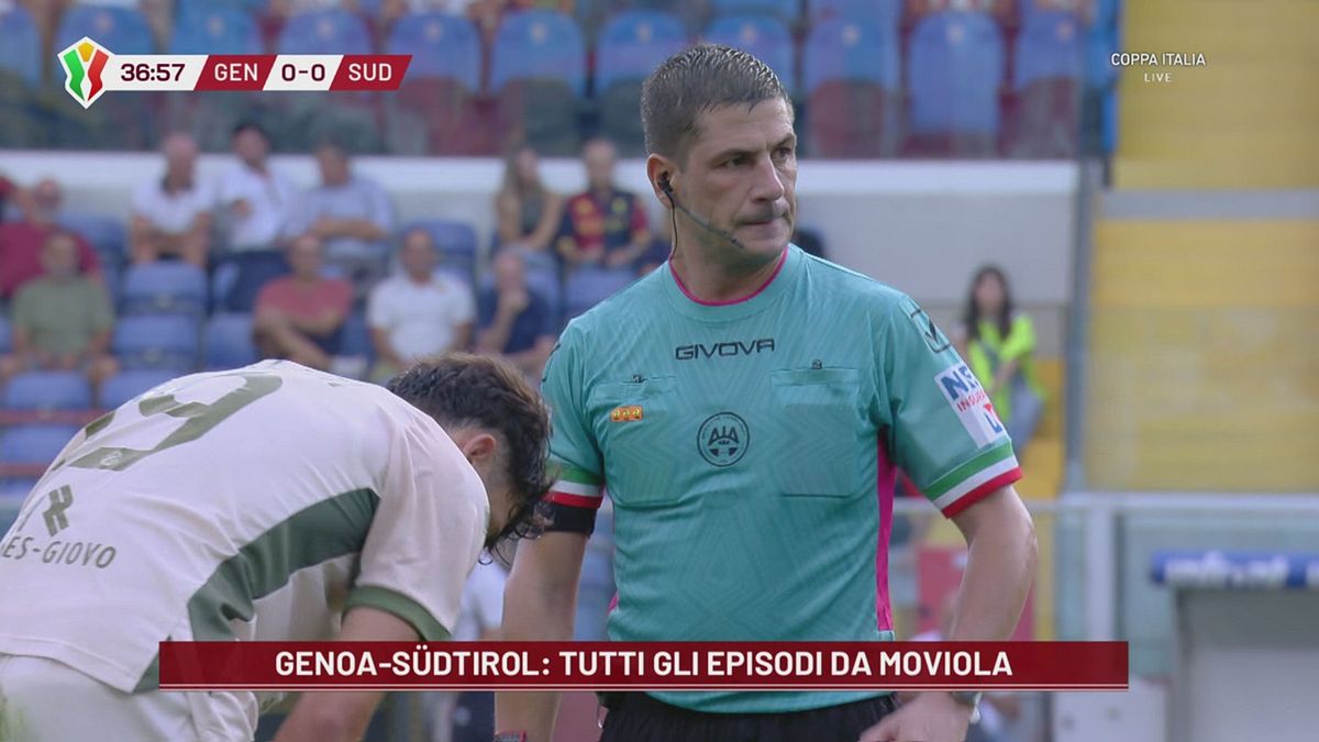 La moviola di Genoa-Südtirol: manca un giallo su per un fallo su Vitinha?
