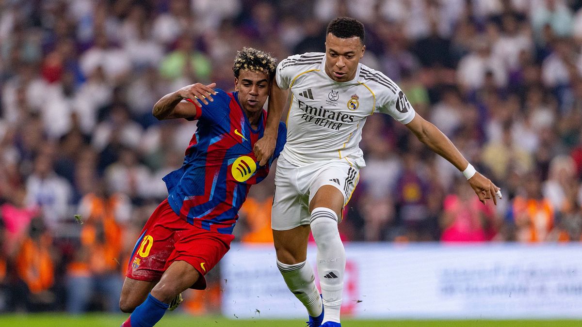 Lamine Yamal e Kylian Mbappé