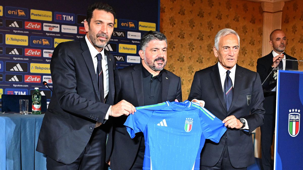 Buffon, Gattuso e Gravina