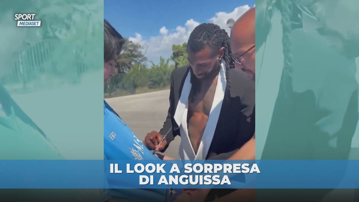 Anguissa "new style": si presenta così all'allenamento del Napoli