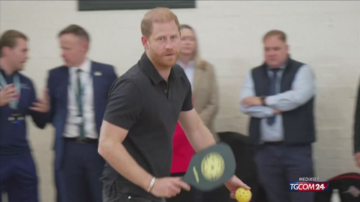 harry gioca a pickleball per sito SRV