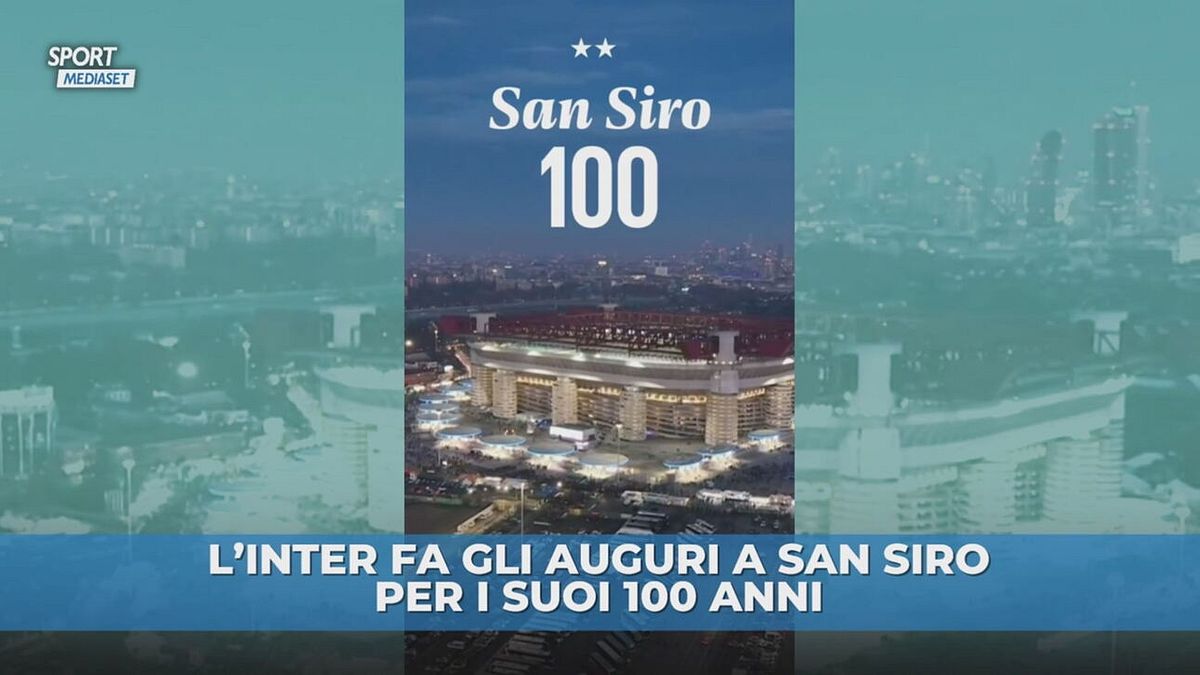 L'Inter fa gli auguri a San Siro