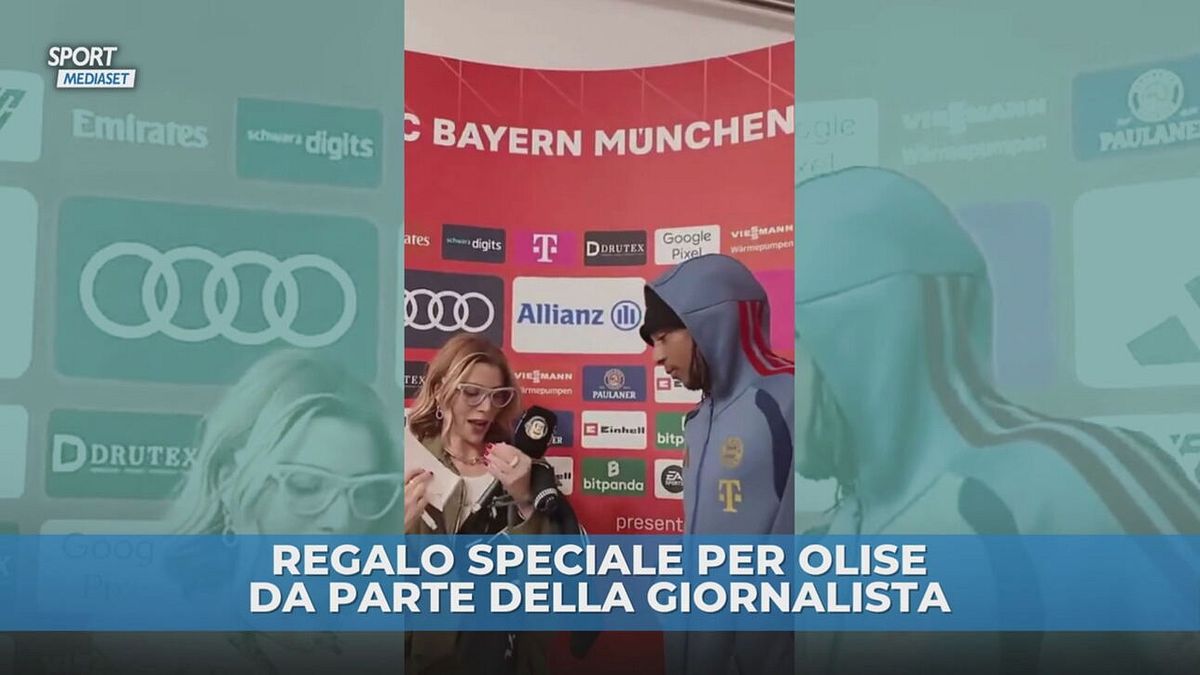 Che regalo per Olise!