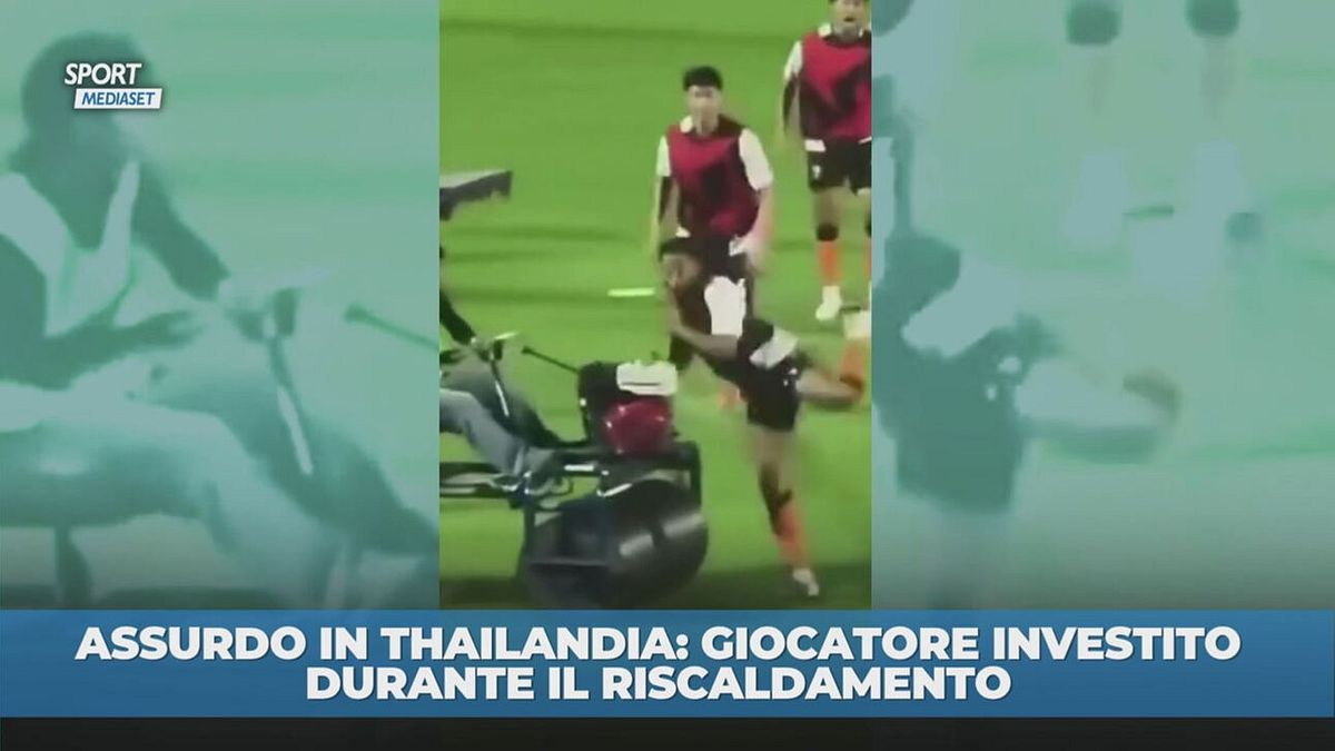 Follia in Thailandia: giocatore asfaltato nel riscaldamento