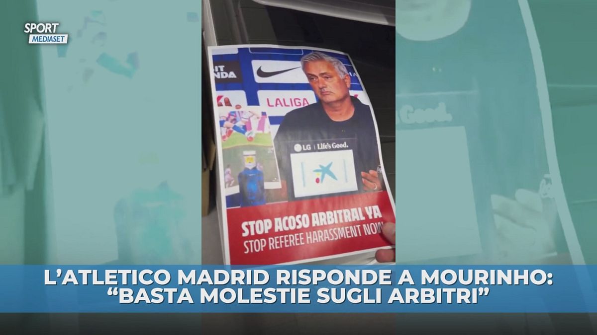 L'Atletico risponde a tono a Mourinho