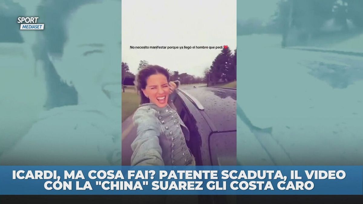 Icardi guida con la patente scaduta, il Ministero dei Trasporti lo punisce