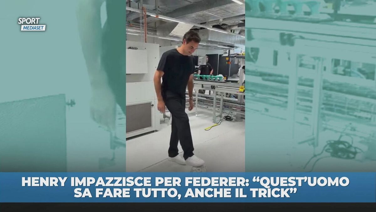 Henry pazzo di Federer: "Sa fare anche i trick!"