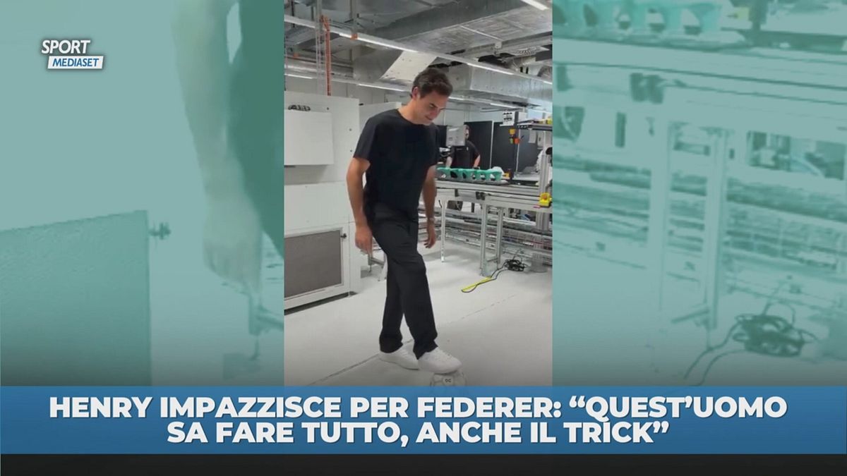 Henry pazzo di Federer: "Sa fare anche i trick!"