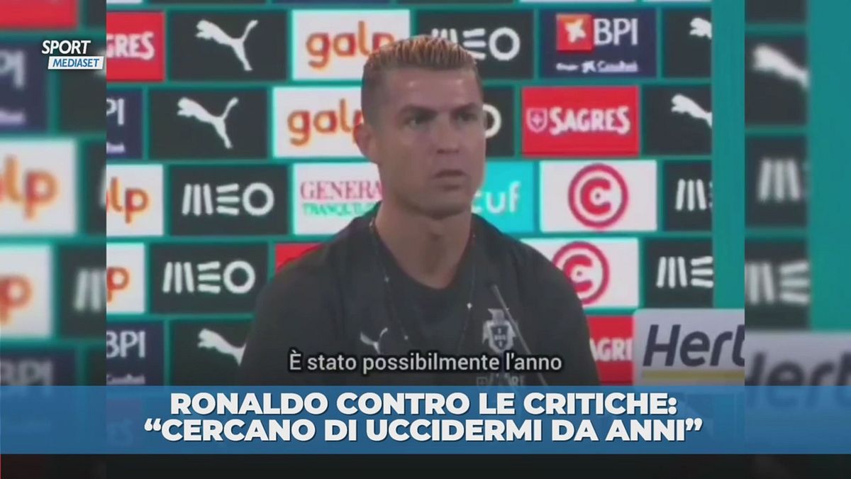 Ronaldo e la frase shock in conferenza: "Cercano di uccidermi da anni"